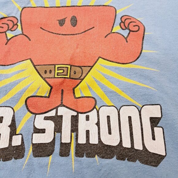 Vtg 90s Y2k Mr. Strong Man Little Miss T-Shirt Mens M S Soft Spun Tag Rare - Picture 5 of 7